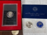 (2) Eisenhower dollars (1971-S Proof, 1972-S Uncirculated.) Bid times two.