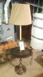 Vintage lamp with table