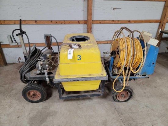 Spray Tank on Cart with Reel