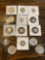 Assorted Silver Coins, Franklin & Kennedy Half Dollars, Washington Quarters, Mercury & Roosevelt