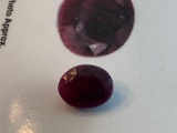 Certified & Appraised Natural Ruby Oval Mixed Cut 13.22 Cts