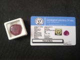 Certified Natural Ruby Heart Shape 32.500 Cts