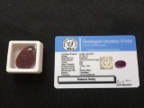 Certified Natural Ruby Oval Mix 42.500 Cts