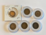 Indian Head Cents bid x 6