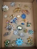 Costume Jewelry Brooches