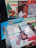 Crate of 62 Christmas Records