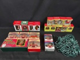 2 Boxes of Christmas Ornaments and Christmas Lights - Scooby Doo, Radio Flyer, NOMA, and Animated