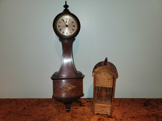Seth Thomas Banjo Clock, Wood Clock Model