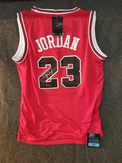 Michael Jordan signed jersey with cert.