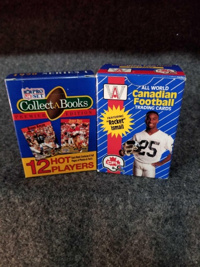 2 boxes trading cards