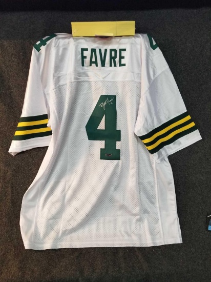 Brett Favre signed jersey, Packers, with cert