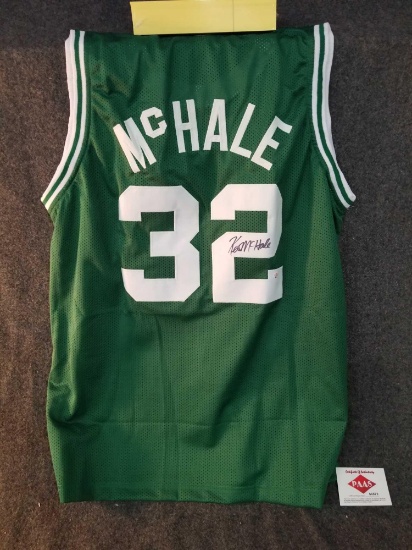 McHale signed jersey, Celtics, with cert