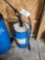 barrel pumps and empty lubricant barrel