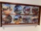 Danbury Mint Tractor Collector Plates w/ Wall Shelf