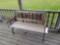 John Deere park bench