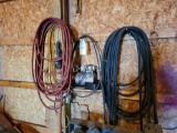 air compressor, treble light and air hose