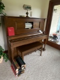 The Autotone Co. Player Piano w/ Extra Rolls