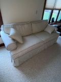 Two-Cushion Upholstered Sofa