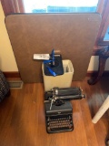 Royal Typewriter, Sentry Safe (No Key) and card table