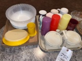 Assorted Pattern Glass, Mugs and Dishware