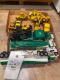 BP Remote Control Trucks, Assorted Clark and Caterpillar Toys