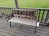 John Deere park bench