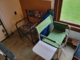 4 folding camp chairs