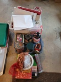 Christmas boxes, bags, tins