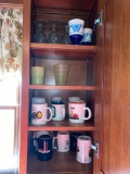 Coffee Mugs and Stemware, plates
