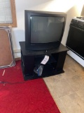 General Electric TV, Stand and Card Table