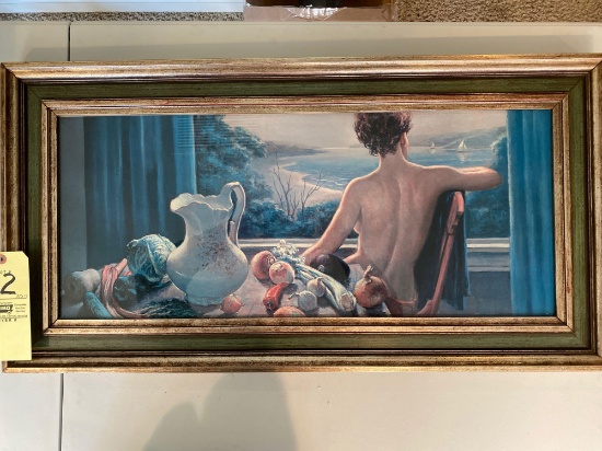 Jack Richard (Cuyahoga Falls, OH) print, 35" x 18" frame.