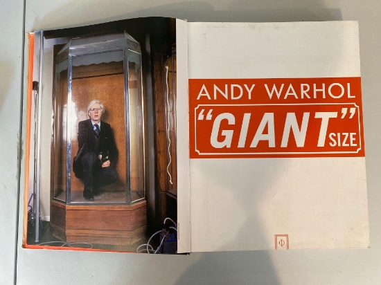 Andy Warhol "Giant Size" book, 624 pages with many photos.