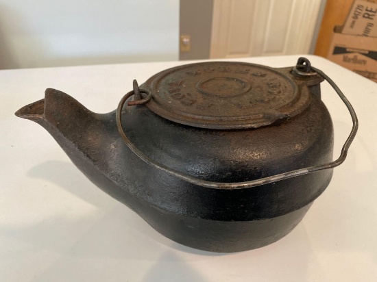 Rome Stove Works cast iron coffee pot.