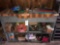 Wooden Garage Cabinet and Contents