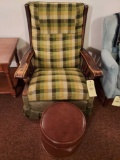 Green Rocking Seat with Foot Rest