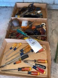 Craftsman screwdrivers, assorted hand tools