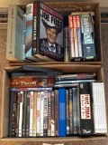 DVDs, books