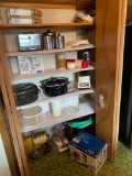 crockpot, roaster, canister set, kitchen items