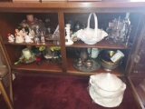 Cabinet Contents - Glassware, Candle Holders, Bowls, and more