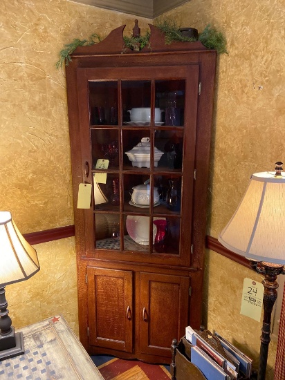 Vintage Corner Cabinet