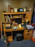 Navy items, lighter, tins, decor (monitor and desk not included)