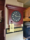 Modern clock, decor signs