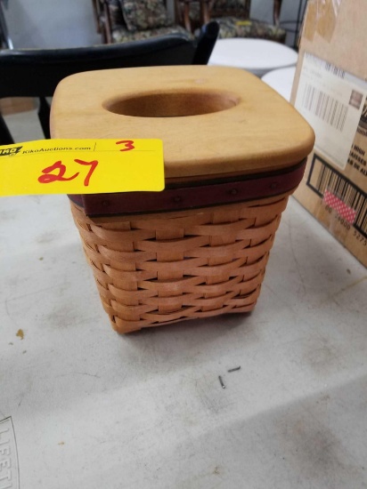 Longaberger tissue basket