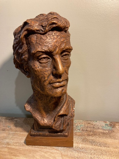 Abraham Lincoln Bust approximately 12 1/2" tall