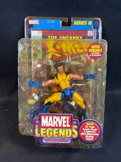Marvel Legends Toy Biz Series 3 Wolverine unmasked variant
