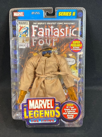 Marvel Legends Toy Biz Series 2 The Thing trench coat & sunglasses variant