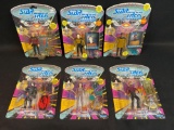 Star Trek The Next Generation Playmates figures MOC some unpunched cards