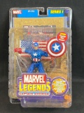 Marvel Legends Toy Biz Series 1 Captain America gold foil variant