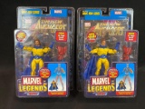 Marvel Legends Toy Biz Series 16 Giant Man Series Walmart Sentry yellow beard and no beard variant