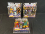 Marvel Legends Toy Biz Face Off Wolverine & Sabretooth, Punisher & Jigsaw, Iron Man & Mandarin
